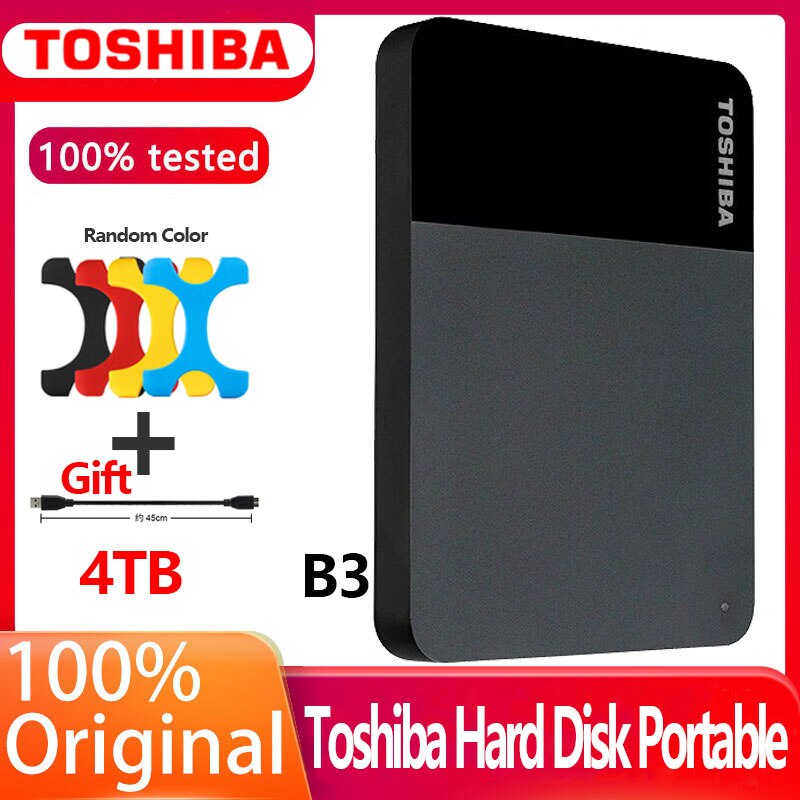 Toshiba Canvio Bereit B3 USB 3,0 Tragbare 외부 Festplatte 4 테라바이트 Festplatte 2,5 fur 노트북 컴퓨터 노트북 Mac/안드로이드